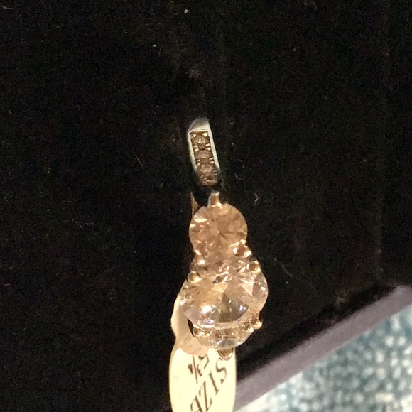 White Sapphire/Sterling Silver Round Cut Ring - Picture 9 of 14